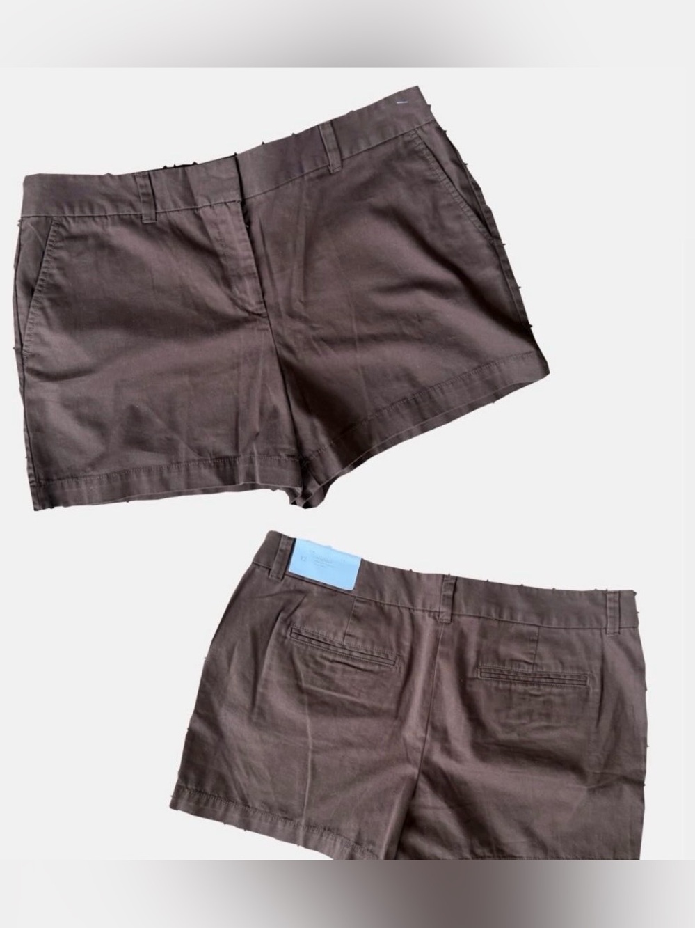 LOFT Brown Chino Casual Shorts
